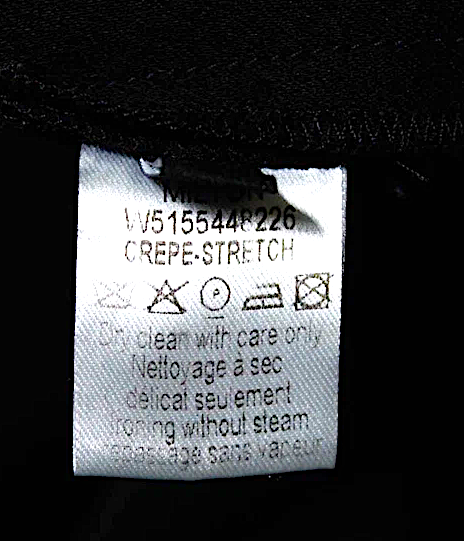 Joseph LONDON. Black Drape Neck Sleeveless A-Line Dress