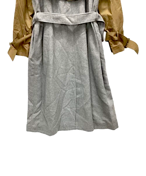 UNGRID Japan. Docking design Gray Trench Long Coat