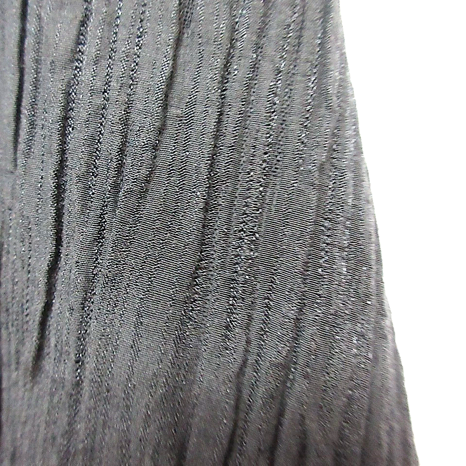 UNITED TOKYO JAPAN. Black Fluffy, Fringe Long Skirt