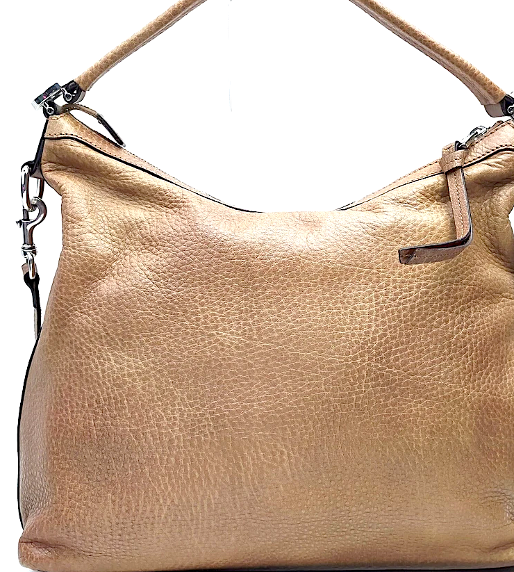 Gucci Italy. Brown Leather Shoulder Bag / Hand Bag