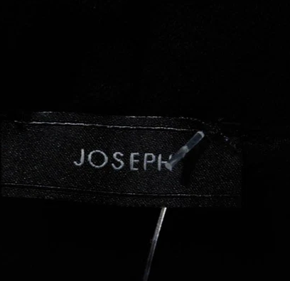 Joseph LONDON. Black Drape Neck Sleeveless A-Line Dress