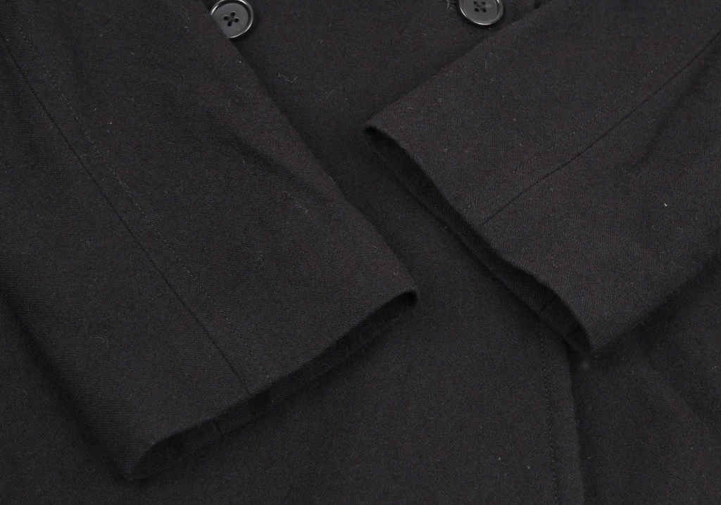 MARGARET HOWELL LONDON/TOKYO. Black Wool Pea Coat