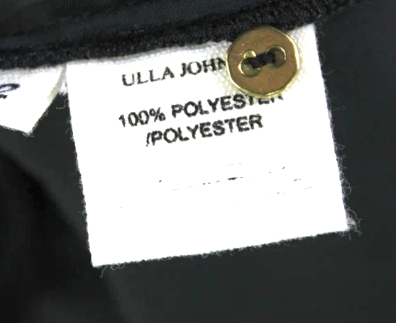 Ulla Johnson NY. Black Cotton Textured Short Sleeve Tiered Dress