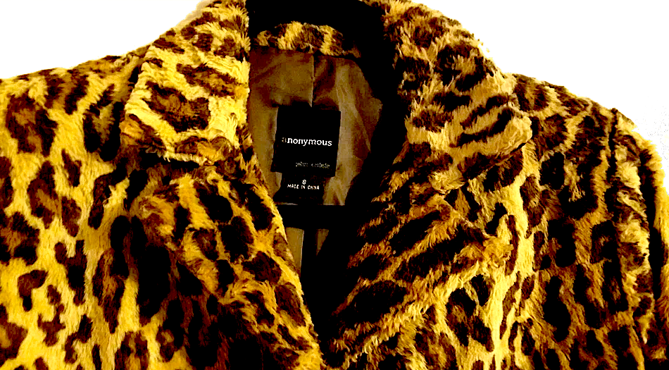 Anonymous Faux Fur Vintage Coat by John Carlisle