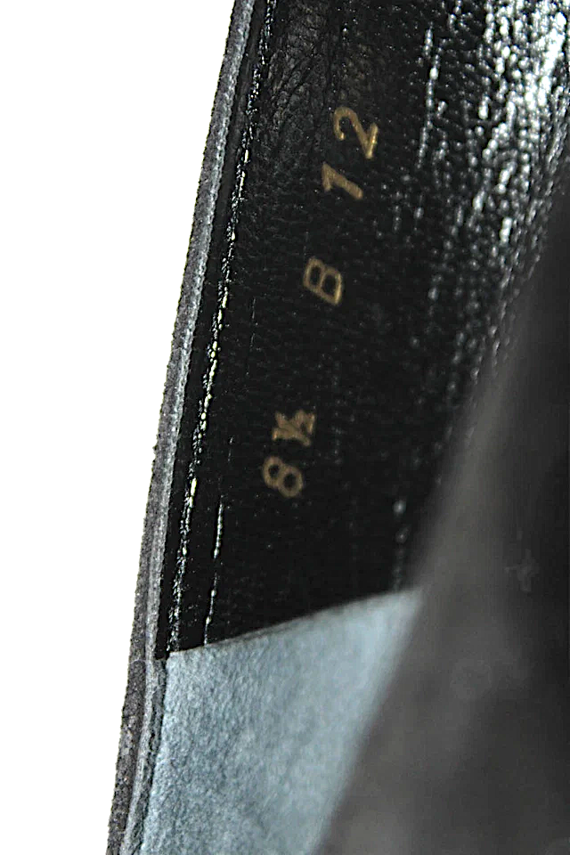 Robert Clergerie Paris. Black Suede Pointed Toe Slide On Pumps Black Size 8.5 B