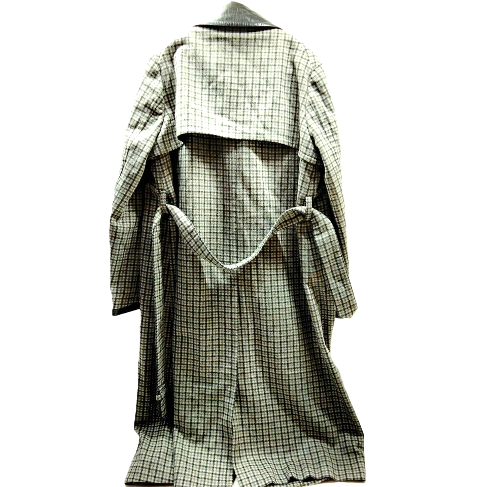 DRAWER JAPAN. Wool, Cotton, Silk Long Coat