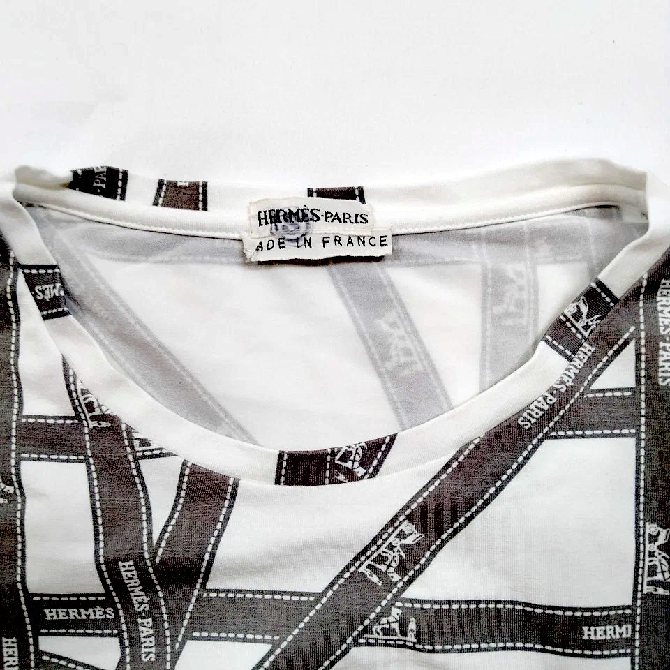 Hermes Paris. Rayon/PolyurethaneLLong Sleeve Top