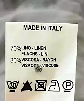 Transit Par Such Italy. Cotton Linen/Viscose Blend Gray Long Maxi Dress