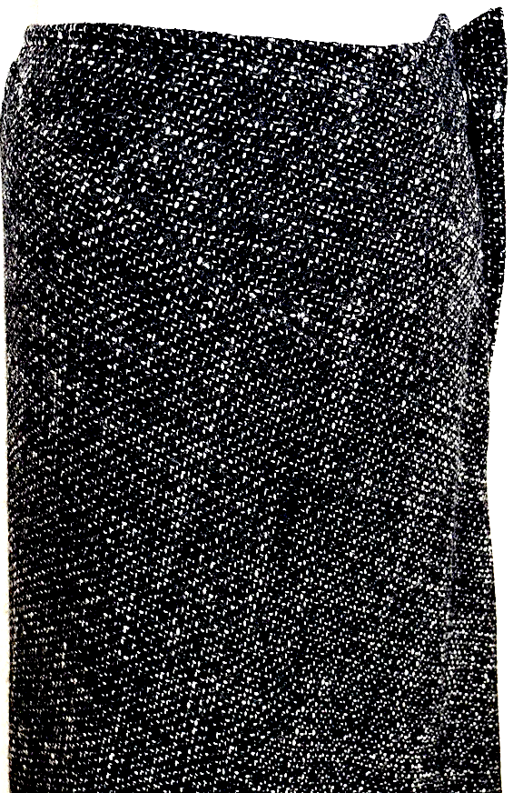 Yohji Yamamoto Japan. Collections Black And White Tweed Skirt