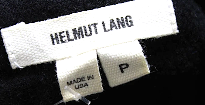 Helmut Lang NY. Black Wool Asymmetric Knit Jacket Black