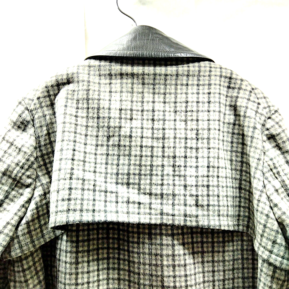 DRAWER JAPAN. Wool, Cotton, Silk Long Coat