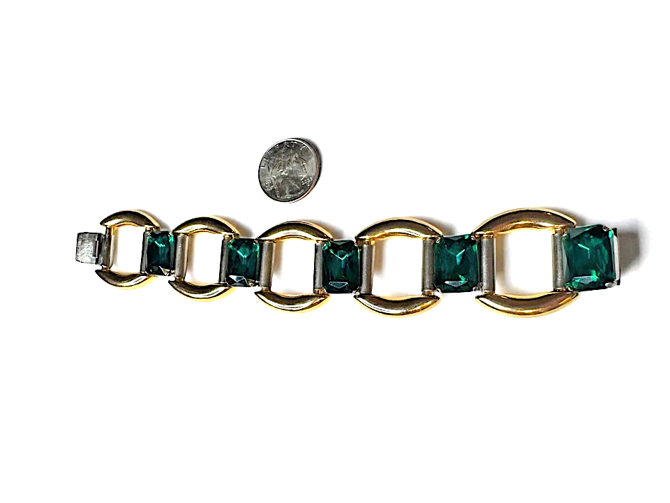 CLAUDE MONTANA PARIS. Vintage (Circa 1980-1989) Premier Etage Made in France Modernist Bracelet