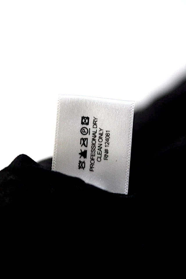 Proenza Schouler NY. Grey, Red Printed Silk Short Sleeve Crew Neck Dress