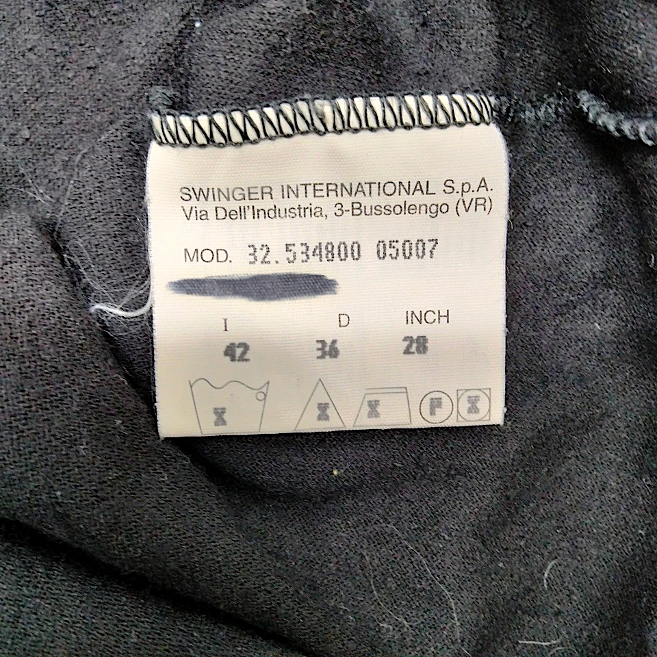 Fendi Italy. Distressed Logo FENDI Rayon, Tessuto, PolyTech Tunic Style Top