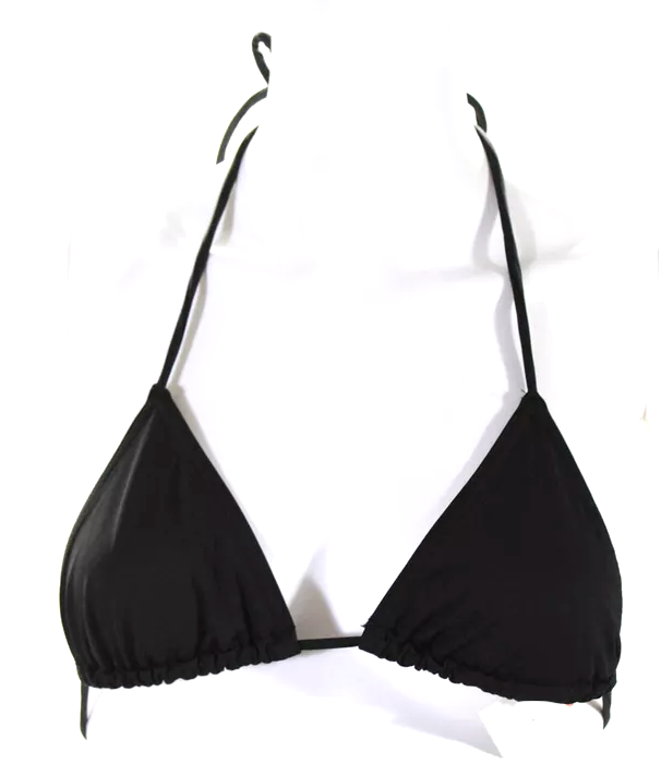 Kiwi Saint-Tropez NEW. NWT. Black Melly Savane Triangle Bikini Swimsuit Size 1
