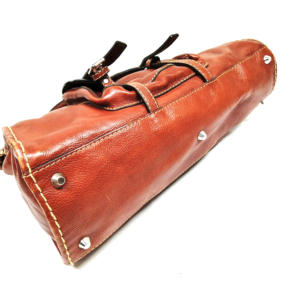 Chloe Paris. Phoebe Philo Design. Large Burnt Sienna Satchel / Shoulder Bag