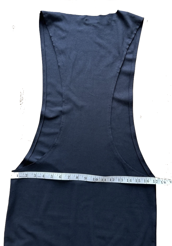 Nostrasantissima Italy. NEW. Black Cotton Maxi Tank Asymmetrical Dress