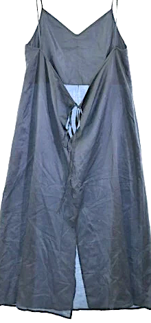 IENA: SLOBE IENA Paris/Japan. Blues Layers Tie Wrap Slip Dress