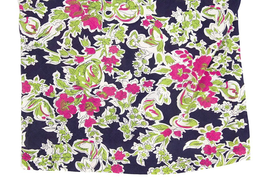 COMME des GARCONS Japan. Tricot. Multi-Color Floral Cotton Camisole