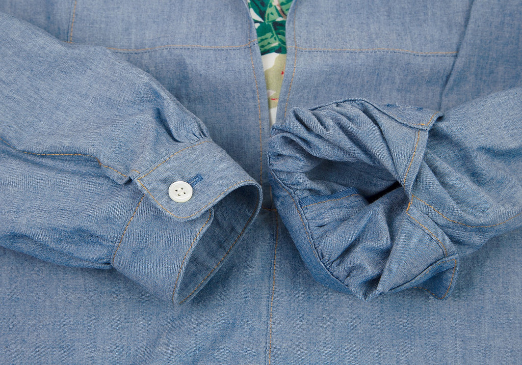 Comme des Garcons Japan. JUNYA WATANABE Blue Denim Layered Dress