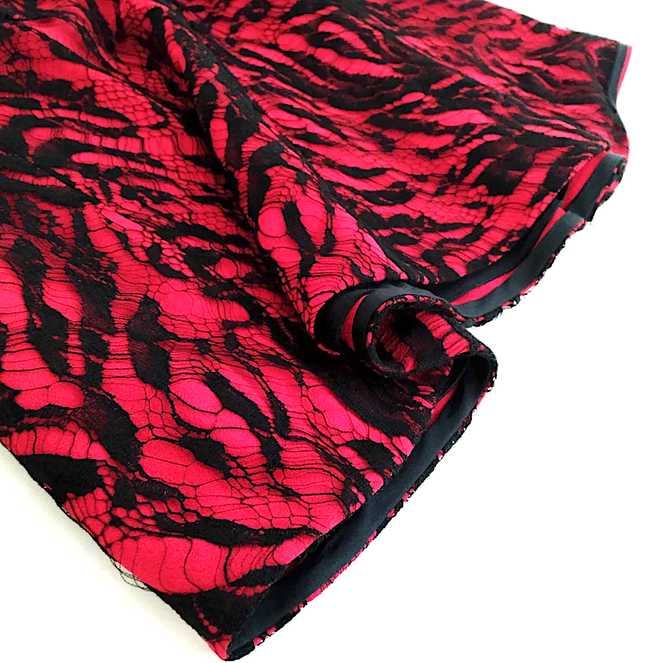 Saint Laurent Paris. Rayon, Nylon, Cotton, Acetate, Silk Skirt