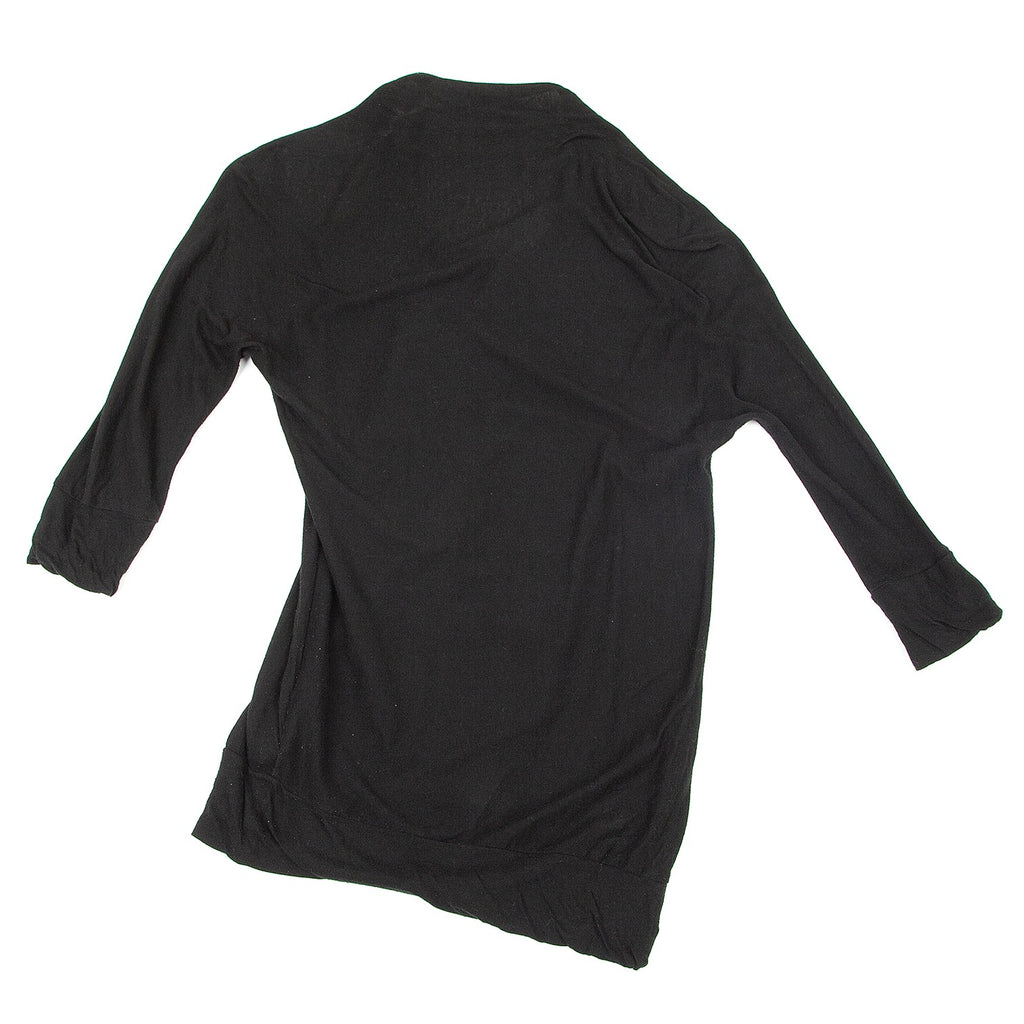 Yohji Yamamoto Japan. Y's Switched Design Black Seamed Shirt
