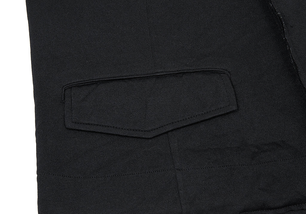 Yohji Yamamoto Japan. Y's Cutting Design Black PolyTech Jacket