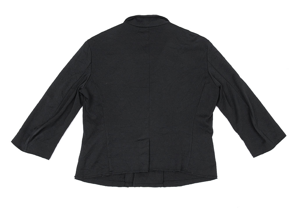 Yohji Yamamoto Japan. Y's Cutting Design Black PolyTech Jacket
