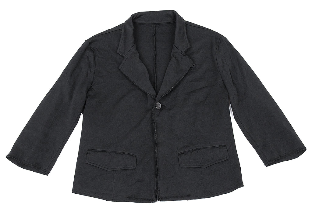 Yohji Yamamoto Japan. Y's Cutting Design Black PolyTech Jacket
