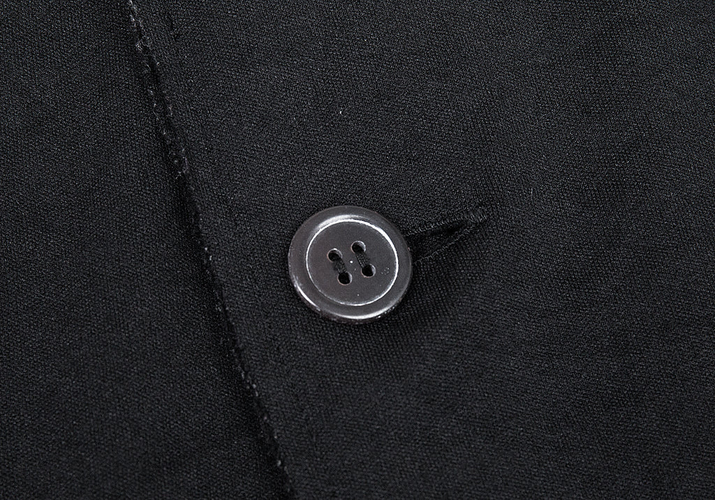 Yohji Yamamoto Japan. Y's Cutting Design Black PolyTech Jacket