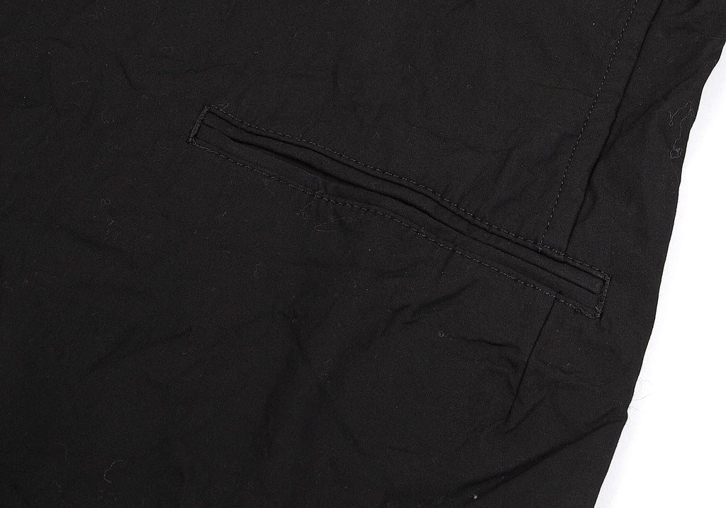 Yohji Yamamoto Japan. Y's Black Cotton Wrinkled Long Jacket