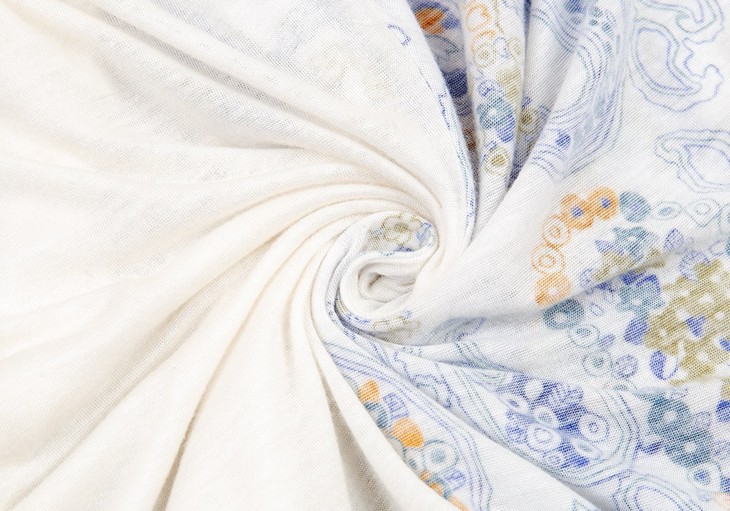 YOHJI YAMAMOTO JAPAN. Y's Tencel Paisley Printed Cardigan