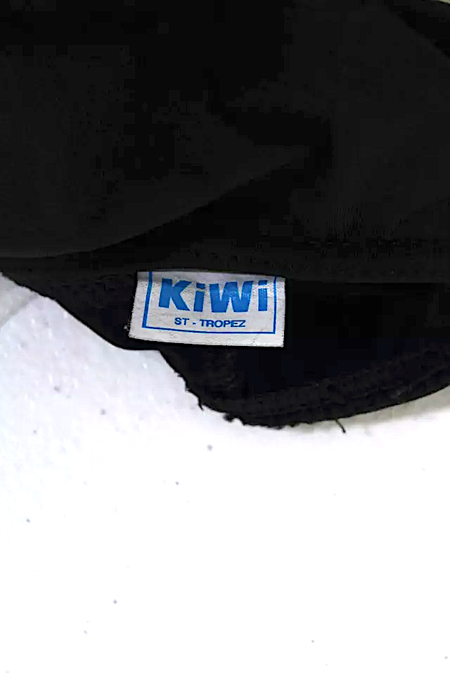 Kiwi Saint-Tropez NEW. NWT. Black Melly Savane Triangle Bikini Swimsuit Size 1