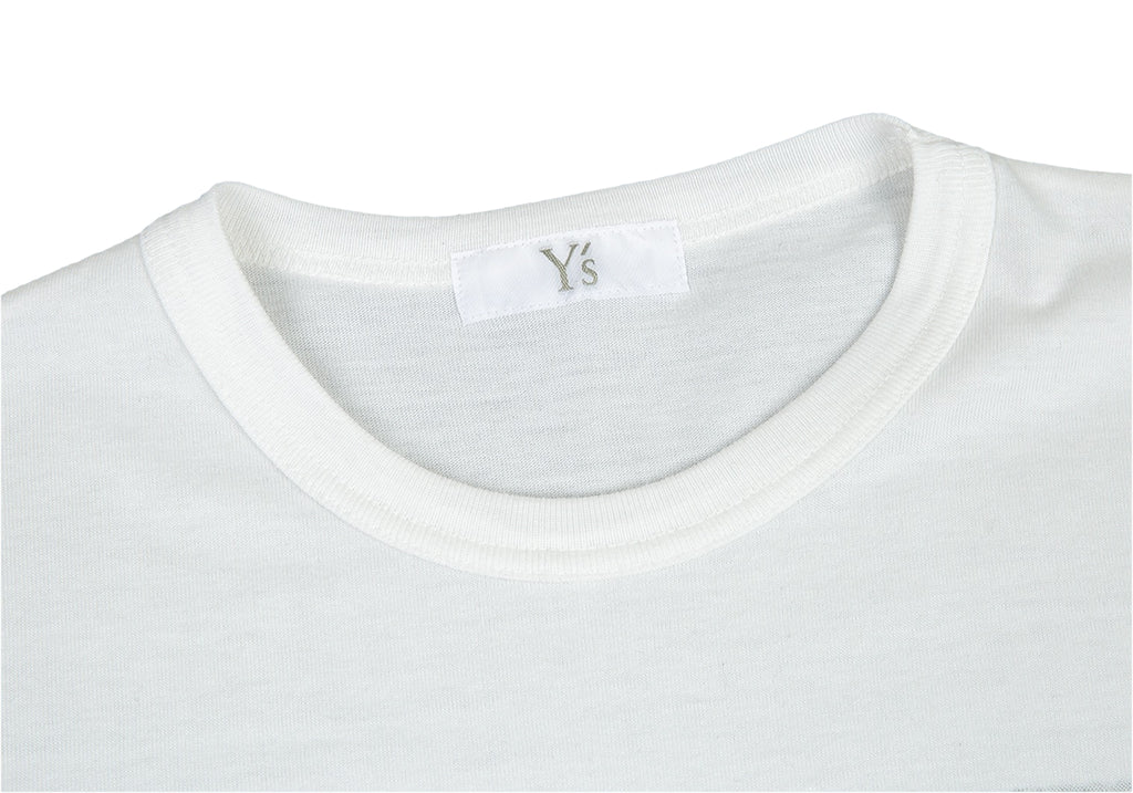 YOHJI YAMAMOTO JAPAN. Y's Printed White T Shirt