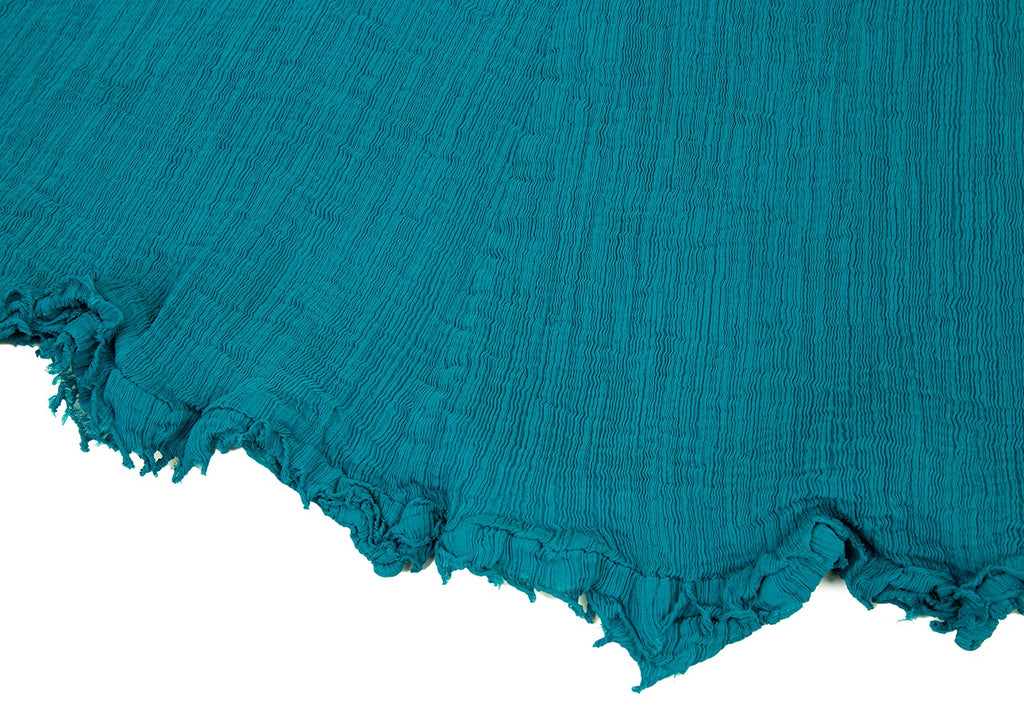 ISSEY MIYAKE JAPAN. "me" Turquoise Color Pleats Design Sleeveless Dress