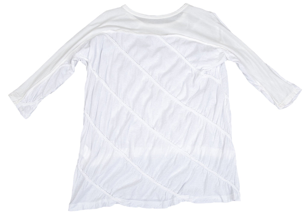 Yohji Yamamaoto Japan. Y's Rope Design White Switched Long Tunic