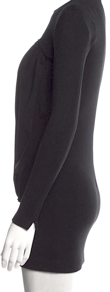 Acne Studios Sweden. Black Viscose Blend Mini Dress