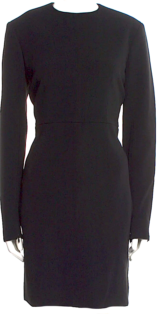 Celine Paris. Phoebe Philo Vintage Black Viscose Blend 2010's Mini Dress