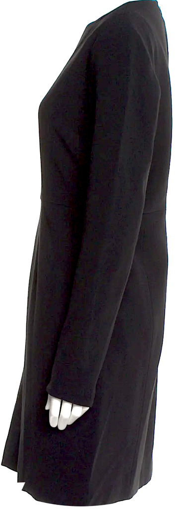 Celine Paris. Phoebe Philo Vintage Black Viscose Blend 2010's Mini Dress