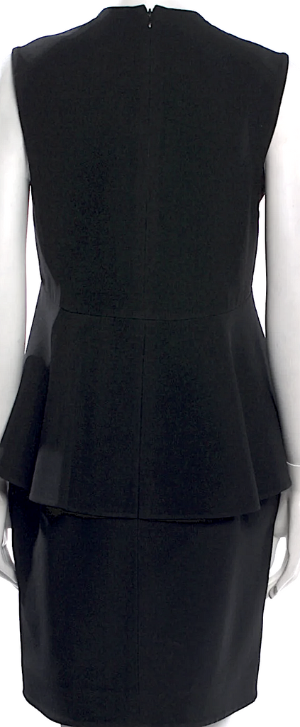 Celine Paris. Phoebe Philo Designed Black Viscose/Acetate Blend Mini Dress
