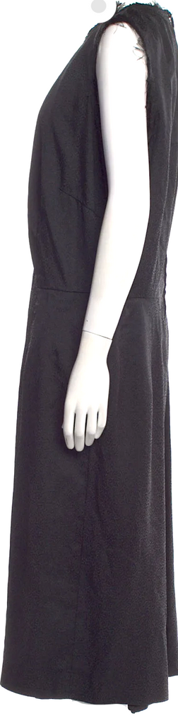 COMME DES GARCONS JAPAN. 2019 Collection. "A Gathering of Shadows" Black Raw Edge Dress