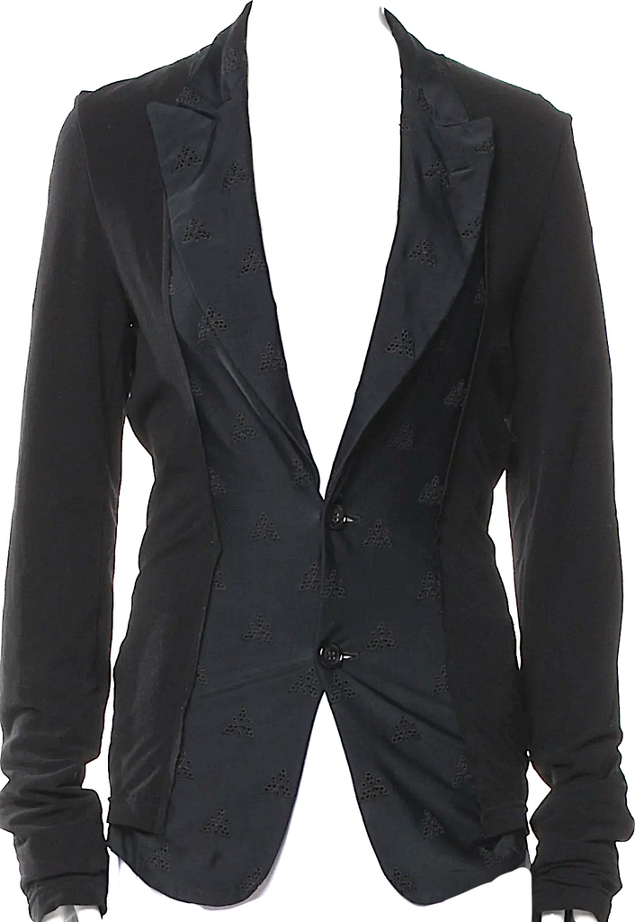 Comme des Garçons Japan. Black PolyTech Blazer