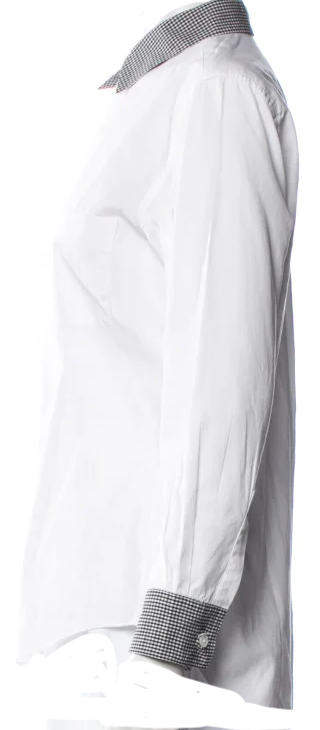Comme des Garçons Comme des Garçons JAPAN. White Long Sleeve Button-Up Top