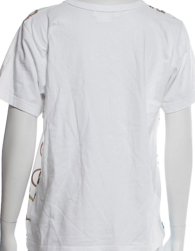 Comme des Garçons Japan. Girl Label Cotton Graphic Print Crew Neck Shirt