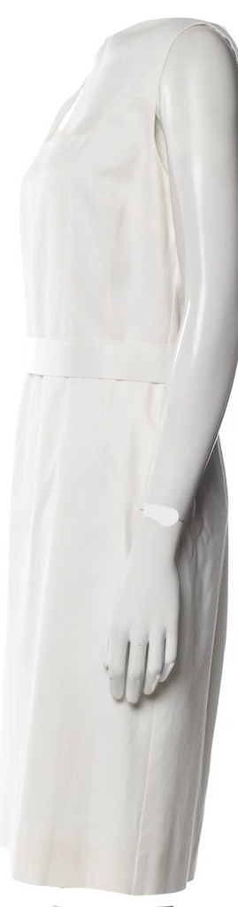 DOLCE & GABBANA Italy. Neutral Color Viscose/Cotton Blend Mini Dress