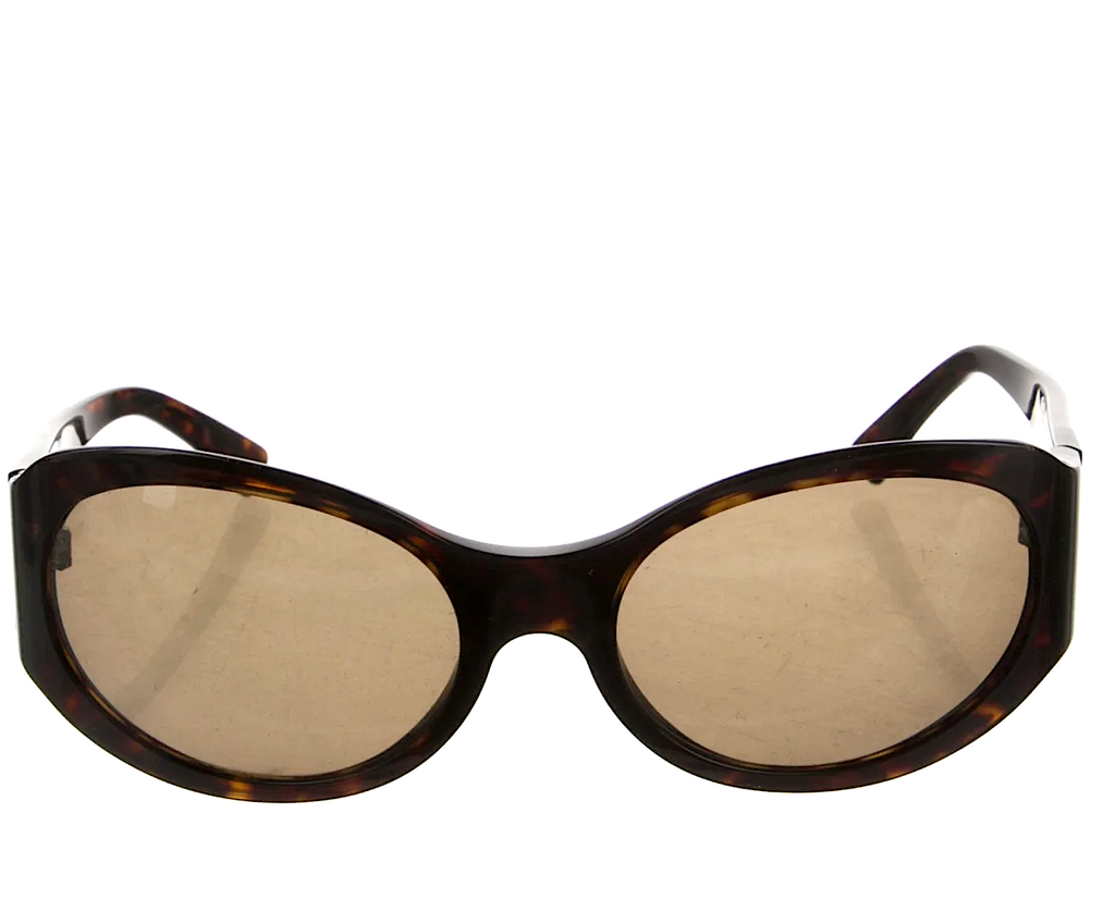 Fendi Italy. Zucca FF Logo Shield Acetate Sunglasses