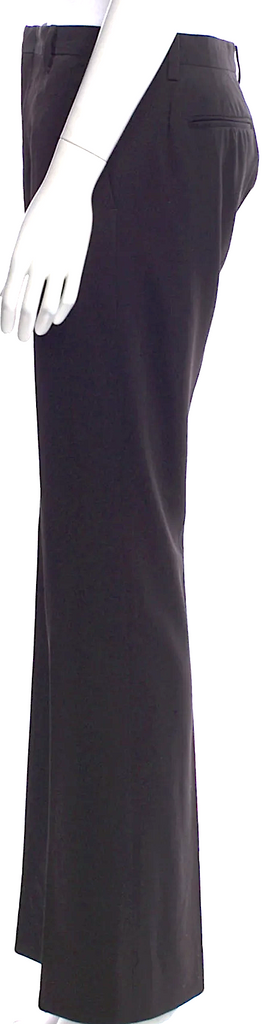 Gucci Italy. Black Wool Wide Leg Pants