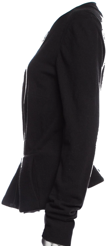 Haider Ackermann Belgium. Black Zippered Jacket