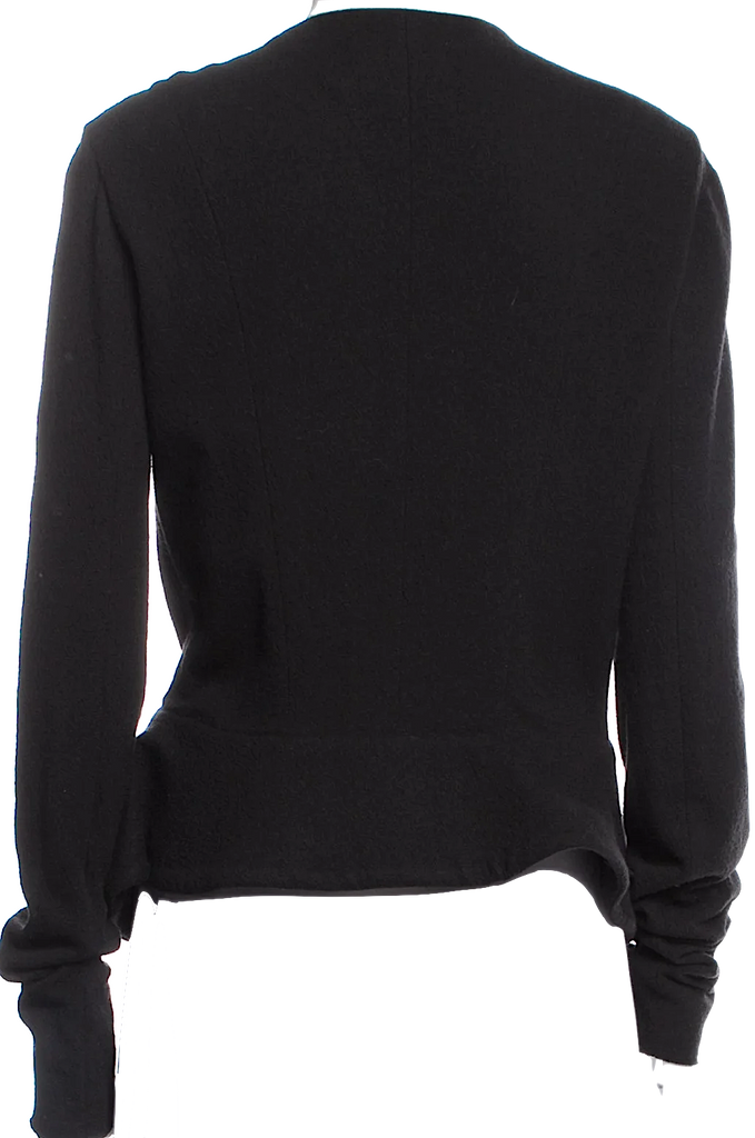 Haider Ackermann Belgium. Black Zippered Jacket