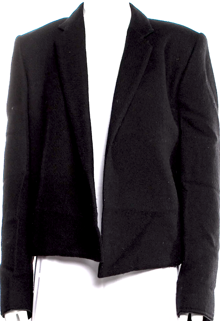 Haider Ackermann (New Tom Ford Designer) Belgium Black Cotton/Rayon Blend Jacket